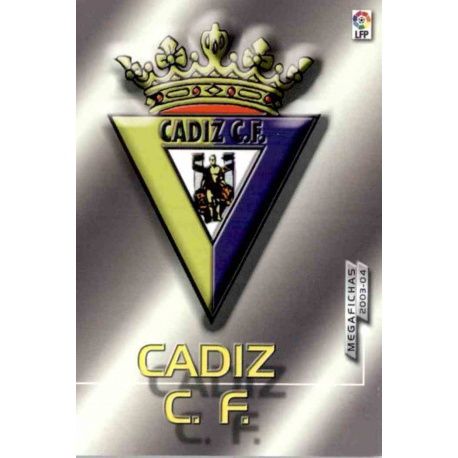 Cadiz Escudo 2ª División 409 Megafichas 2003-04