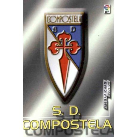 Compostela Escudo 2ª División 411 Megafichas 2003-04