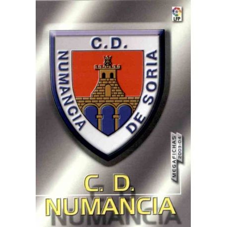 Numancia Escudo 2ª División 419 Megafichas 2003-04