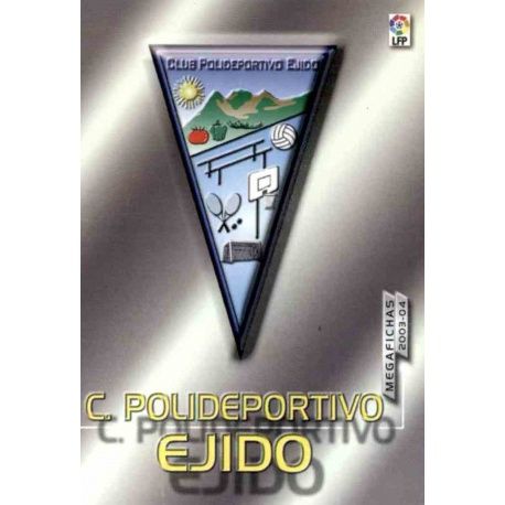 Polideportivo Ejido Escudo 2ª División 420 Megafichas 2003-04