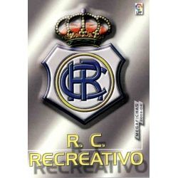 Recreativo Huelva Escudo 2ª División 422 Megafichas 2003-04