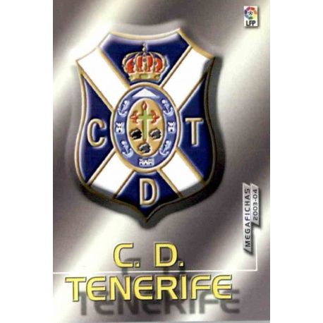 Tenerife Escudo 2ª División 425 Megafichas 2003-04