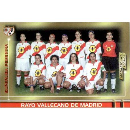 Rayo Vallecano Superliga Femenina 441 Megafichas 2003-04