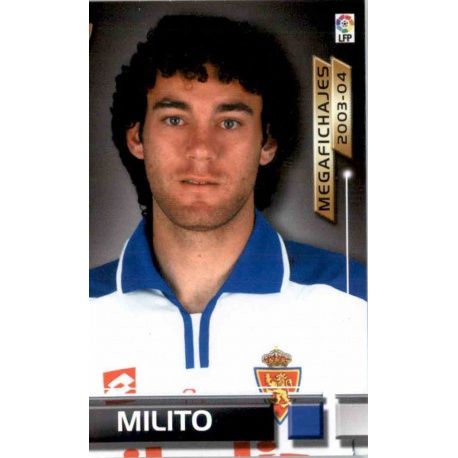 Milito Megafichajes Zaragoza 500 Megafichas 2003-04