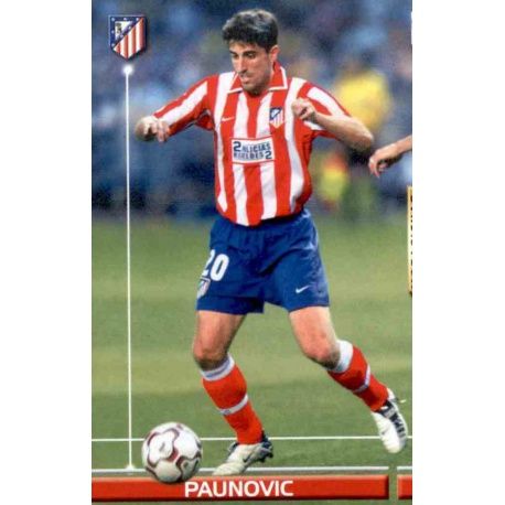 Paunovic Fichas Bis Atlético Madrid 46 Bis Megafichas 2003-04
