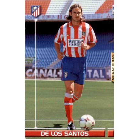 De los Santos Fichas Bis Atlético Madrid 49 Bis Megafichas 2003-04