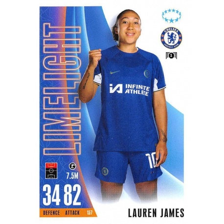 Sale Cards Lauren James UWCL Limelight Topps Match Attax Extra 23 24