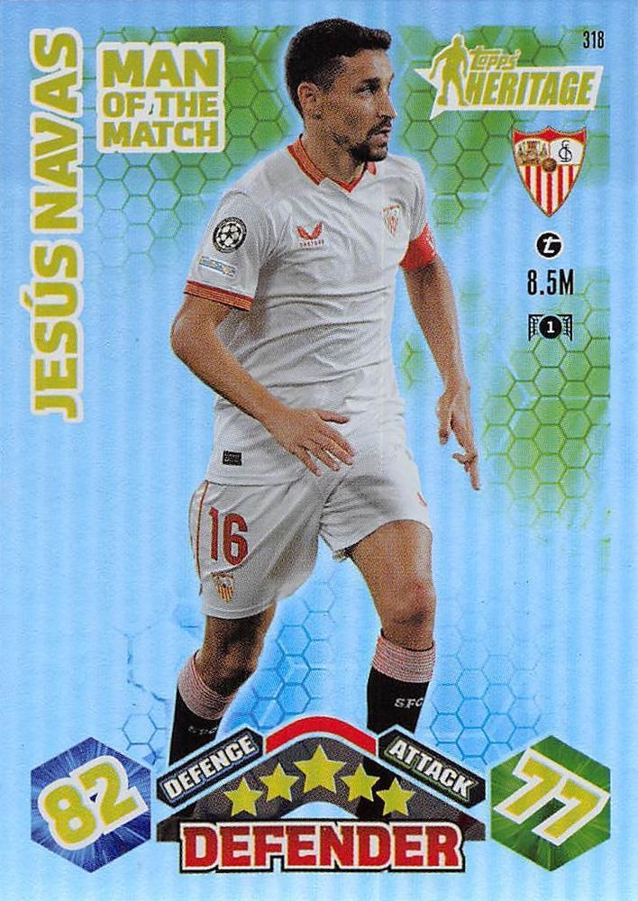 J.Navas Sale Online Jesús Navas Man of the Match Heritage Topps Match