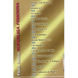 Indice 2ª División - Liga Femenina Megacracks 2003-04