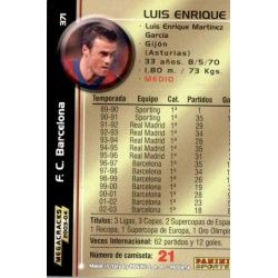 Luis Enrique Megacracks Barcelona 371 Megafichas 2003-04