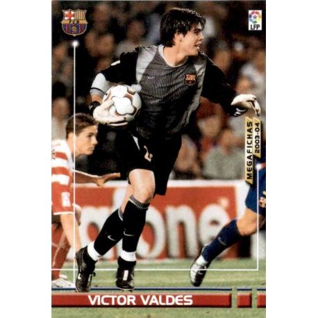 Victor Valdes Barcelona 56 Megacracks 2003-04