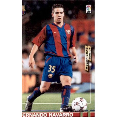 Fernando Navarro Barcelona 62 Megafichas 2003-04