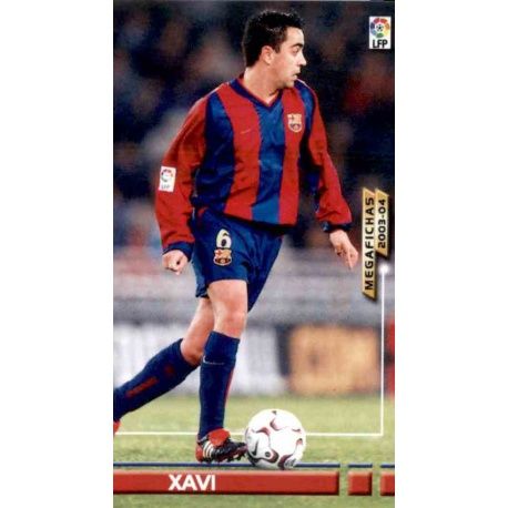 Xavi Barcelona 65 Megafichas 2003-04