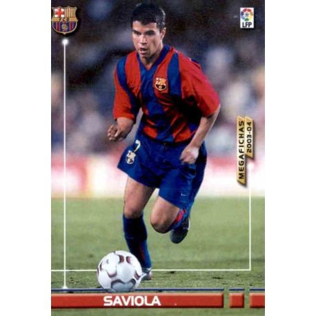 Saviola Barcelona 70 Megafichas 2003-04