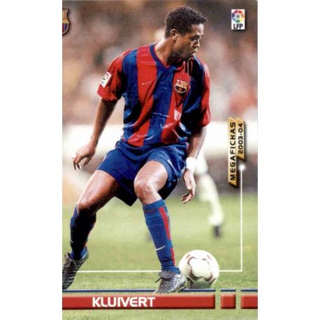 Kluivert Barcelona 71 Megafichas 2003-04