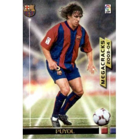 Puyol Megacracks Barcelona 364 Megafichas 2003-04
