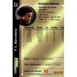 Ronaldinho Megacracks Fichas Bis Barcelona 374 Megacracks 2003-04