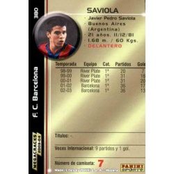 Saviola Megacracks Barcelona 380 Megafichas 2003-04