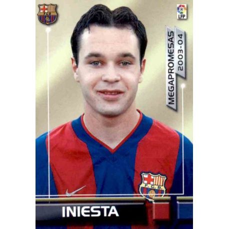 Iniesta Megapromesas Barcelona 398 Megacracks 2003-04