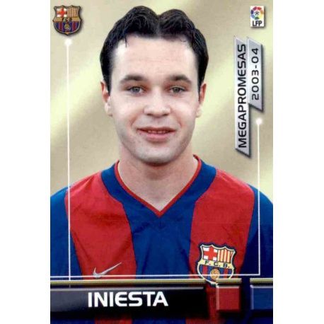 Iniesta Megapromesas Barcelona 398 Megafichas 2003-04