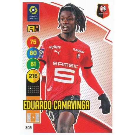 Eduardo Camavinga Stade Rennais Topps UCL 2020-21 MTG Grade 9
