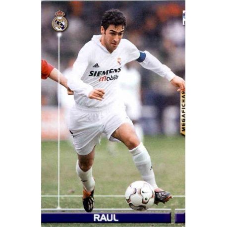 Raul Real Madrid 160 Megafichas 2003-04