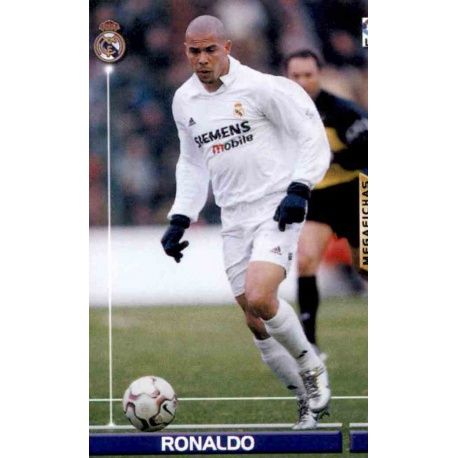 Ronaldo Real Madrid 162 Megafichas 2003-04