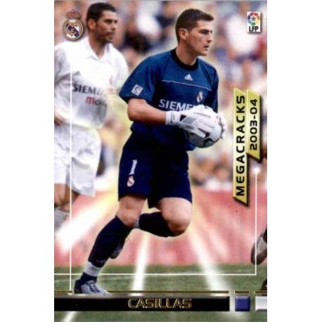 Casillas Megacracks Real Madrid 361 Megafichas 2003-04