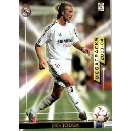 Beckham Megacracks Fichas Bis Real Madrid 384 Bis Megacracks 2003-04