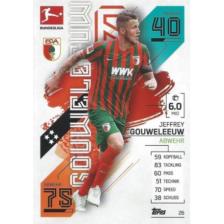 Jeffrey Gouweleeuw Fc Augsburg 26