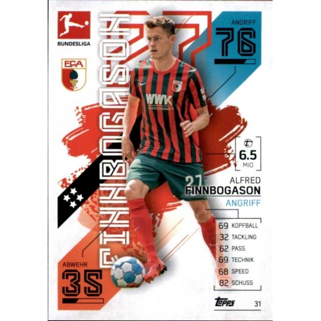 Alfred Finnbogason Fc Augsburg 31