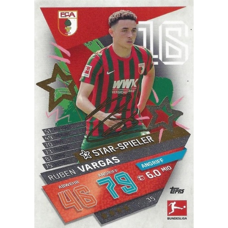Ruben Vargas Star Spieler Fc Augsburg 35
