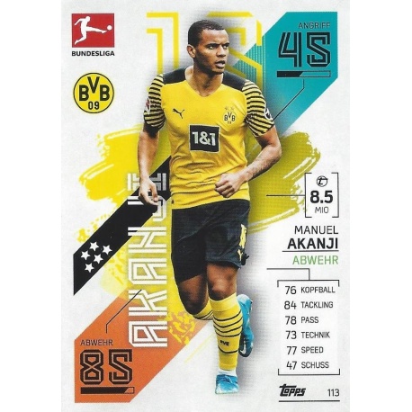Manuel Akanji Borussia Dortmund 113