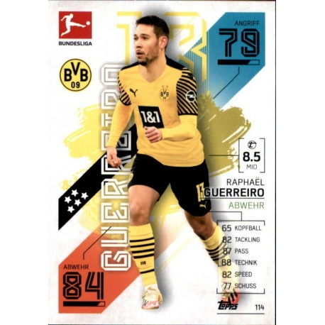Raphaël Guerreiro Borussia Dortmund 114