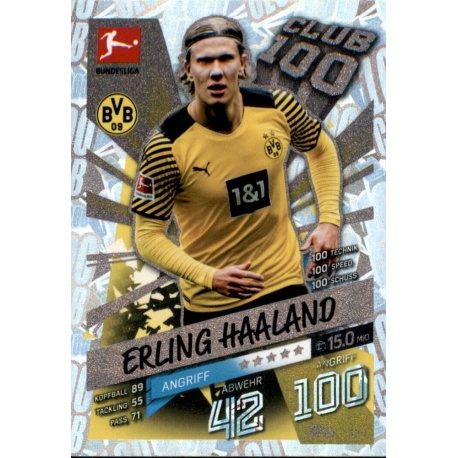 Erling Haaland Club100 Borussia Dortmund 124