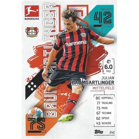 Julian Baumgartlinger Bayer 04 Leverkusen 242