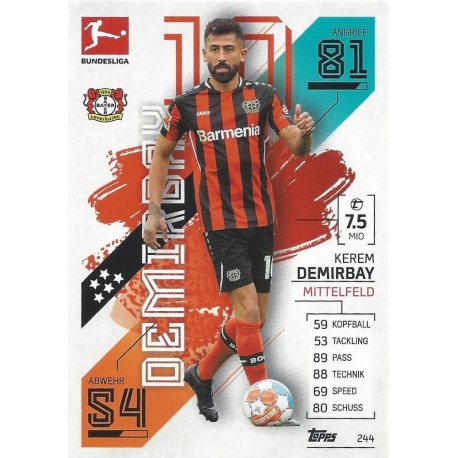 Kerem Demirbay Bayer 04 Leverkusen 244