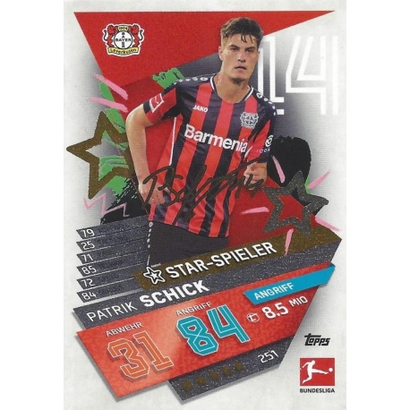 Patrik Schick Star-Spieler Bayer 04 Leverkusen 251