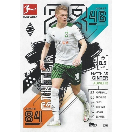 Matthias Ginter Borussia Mönchengladbach 276