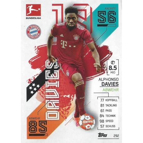Alphonso Davies Bayern München 292