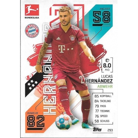Lucas Hernández Bayern München 293