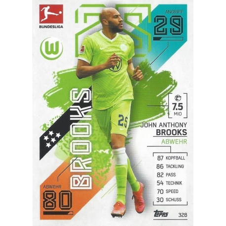 John Anthony Brooks Vfl Wolfsburg 328