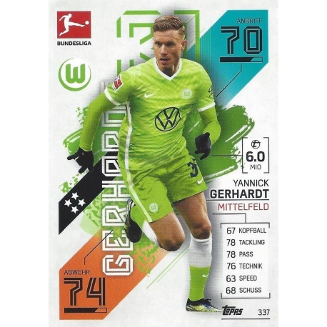 Yannick Gerhardt Vfl Wolfsburg 337