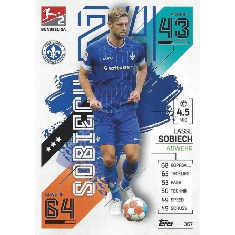 Lasse Sobiech 2. Bundesliga Teams Sv Darmstadt 98 367