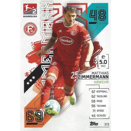 Matthias Zimmermann 2. Bundesliga Teams Fortuna Düsseldorf 373