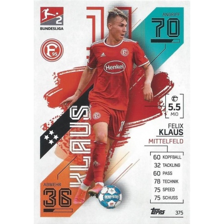 Felix Klaus 2. Bundesliga Teams Fortuna Düsseldorf 375