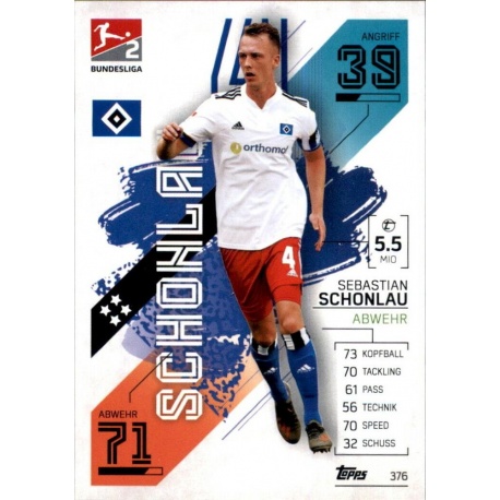 Sebastian Schonlau 2. Bundesliga Teams Hamburger Sv 376
