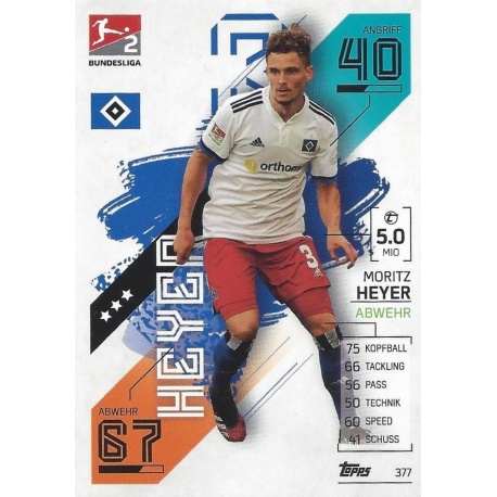 Moritz Heyer 2. Bundesliga Teams Hamburger Sv 377