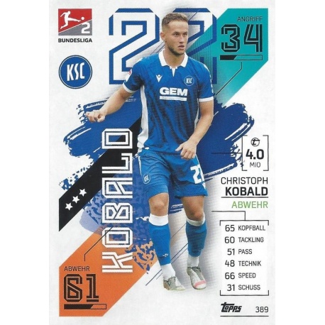 Christoph Kobald 2. Bundesliga Teams Karlsruher Sc 389