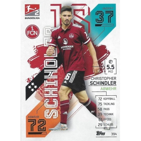 Christopher Schindler 2. Bundesliga Teams 1. Fc Nürnberg 394